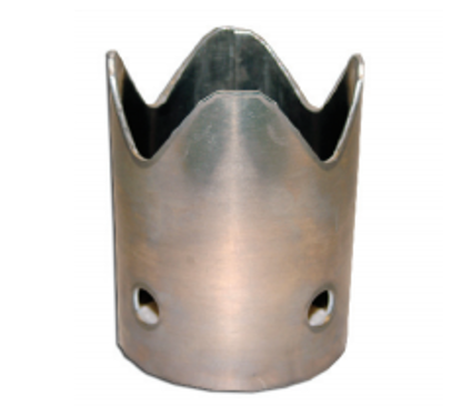 Picture of Aluminum Weld-on Serrated Crown